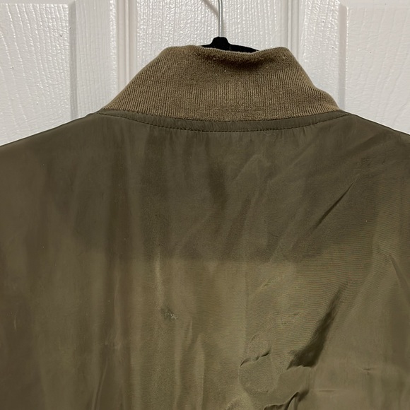 Men’s American Eagle Green Bomber Jacket - Picture 6 of 6